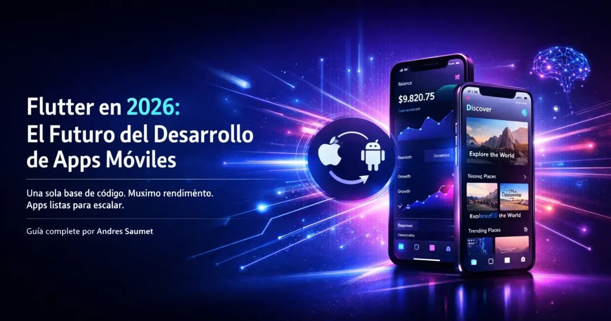 Flutter en 2026: Por qué elegir este framework para apps móviles