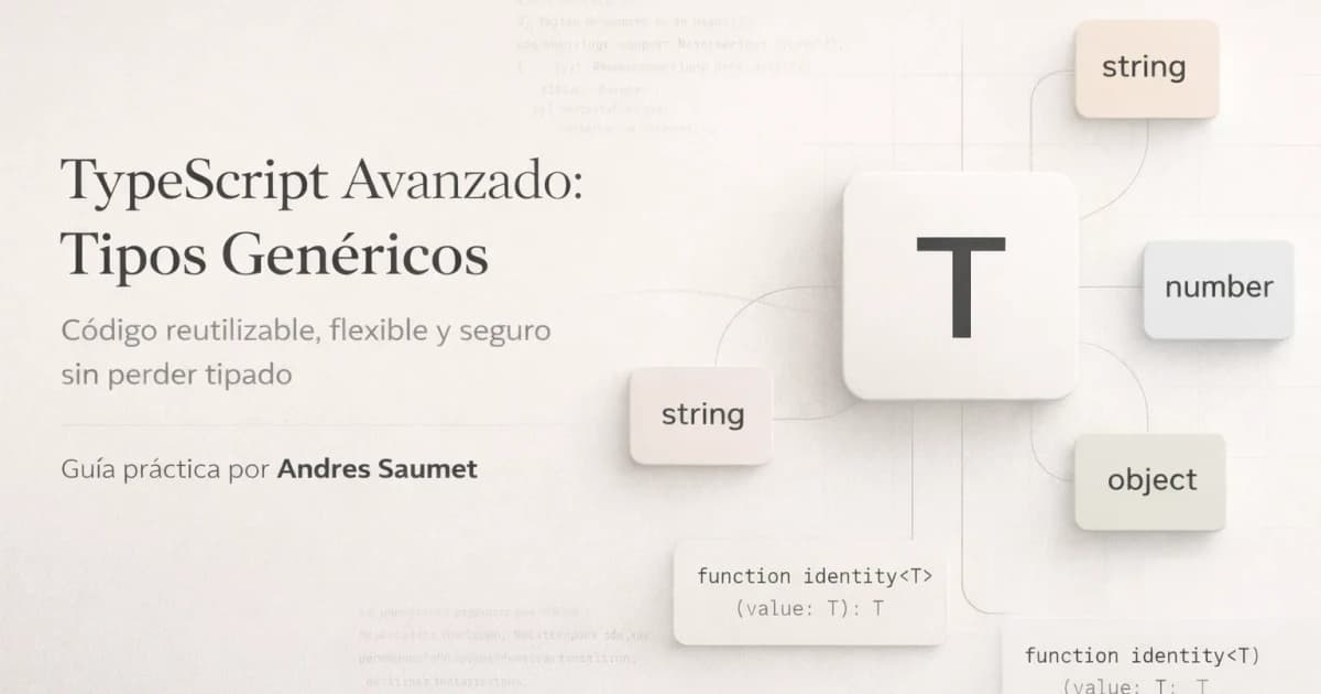 TypeScript Avanzado: Tipos, Genéricos y Decoradores