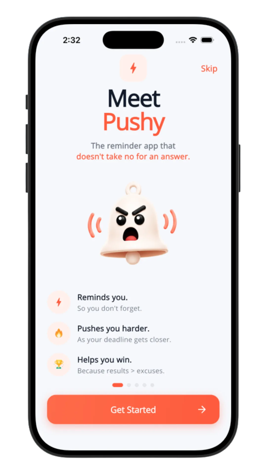 pushy reminders