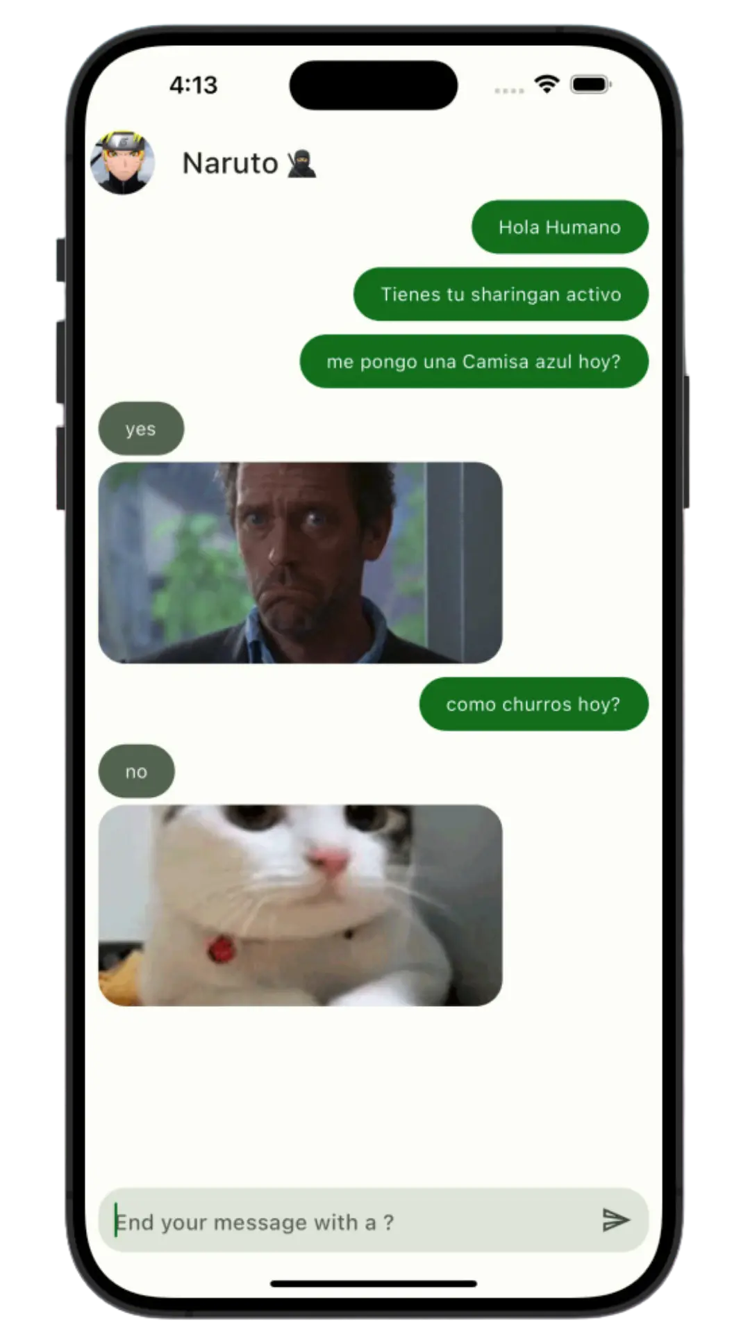 yes no app - captura 2
