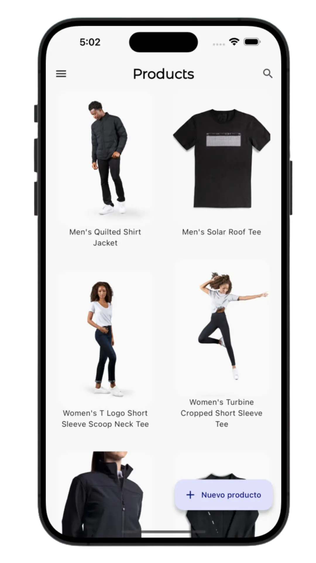 teslo shop app