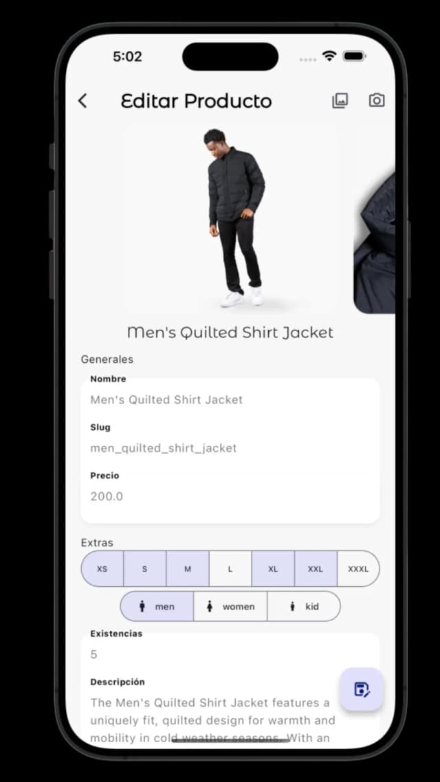 teslo shop app